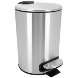 Lixeira 12L Aço Inox Com Pedal